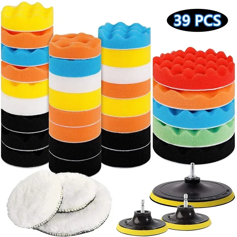 Foam Cannon Car Wash - Car Polishing Sponge Pads Kit Foam