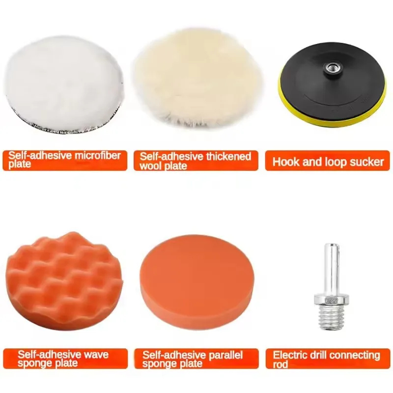 6pcs/8pcs/set Car Polishing Sp - đánh giá và giá Polish Pad Set Buffer