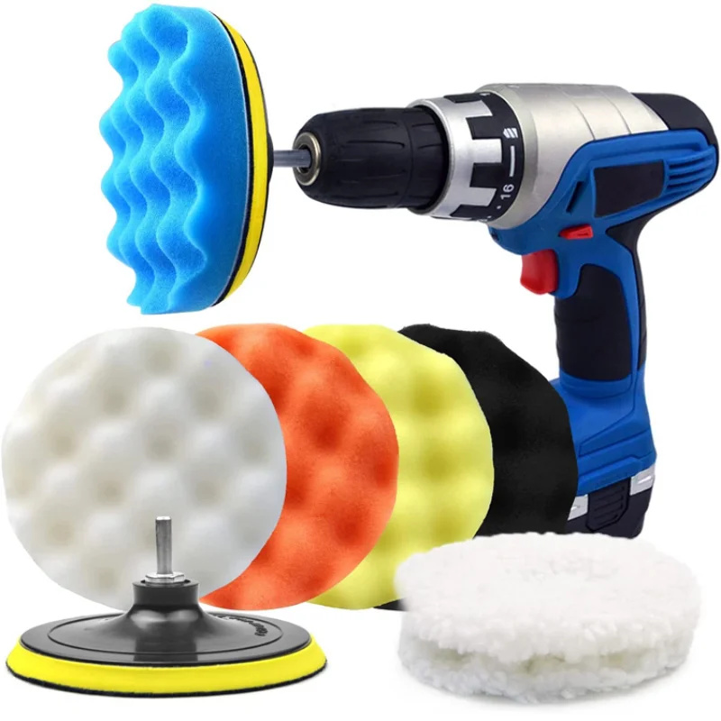 6pcs/8pcs/set Car Polishing Sp - đánh giá và giá Polish Pad Set Buffer