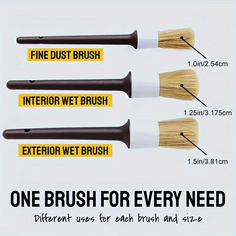 Car Detailing Brush Set Car Cl - đánh giá và giá Interior Detailing Kit