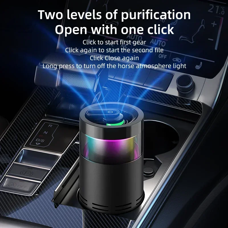 Mini Air Purifier with Aromath - đánh giá và giá Odor Eliminator Car