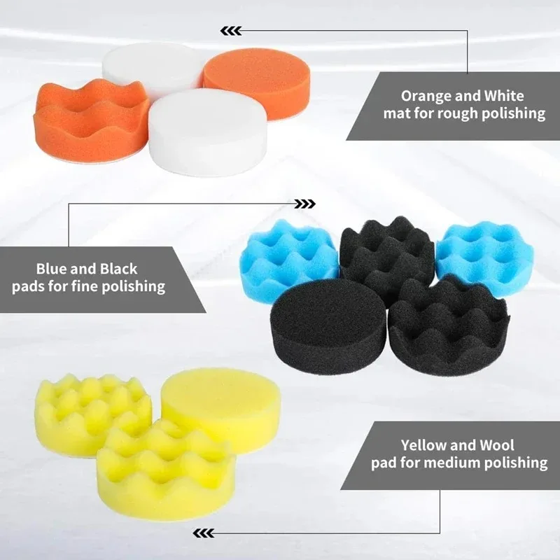 Car Polishing Sponge Pads Kit  - đánh giá và giá Foam Cannon Car Wash