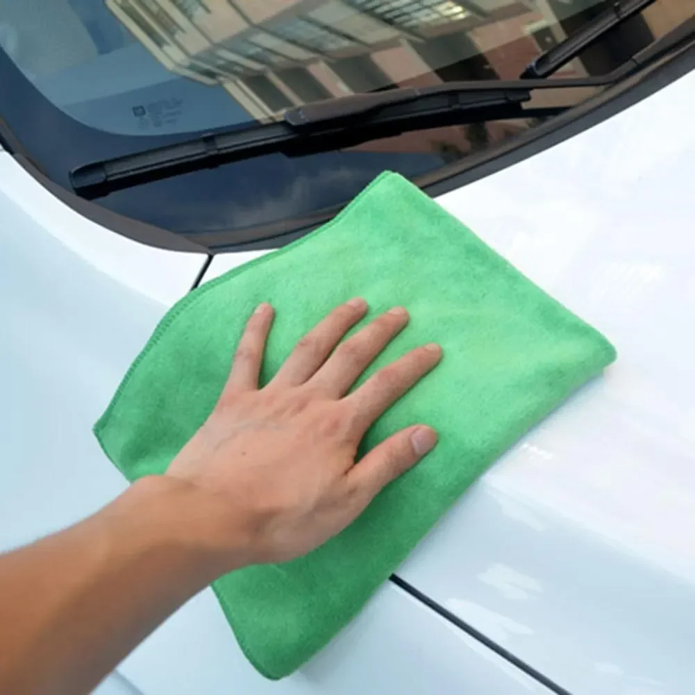 10pcs Green Soft Microfiber Cl - đánh giá và giá Microfiber Towel Detailing